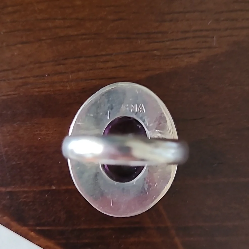 Amethyst silver ring - Picture 8 of 13